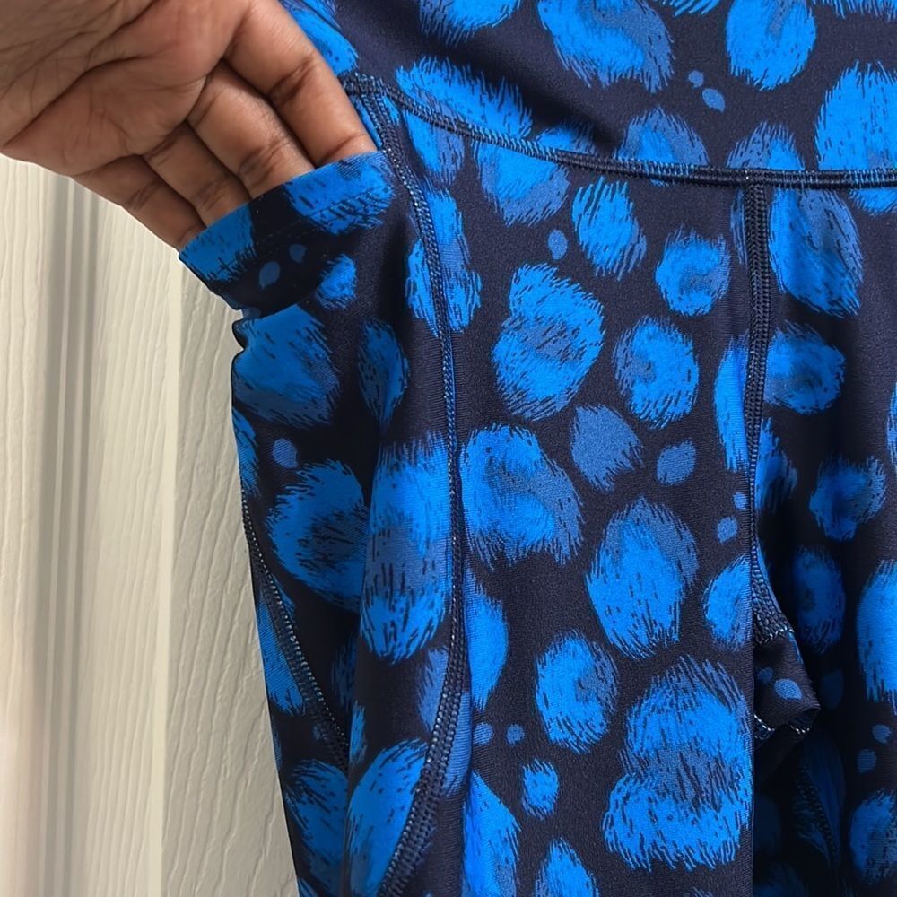 Under Armour Blue Compression Tights Size Small - Picture 5 of 5